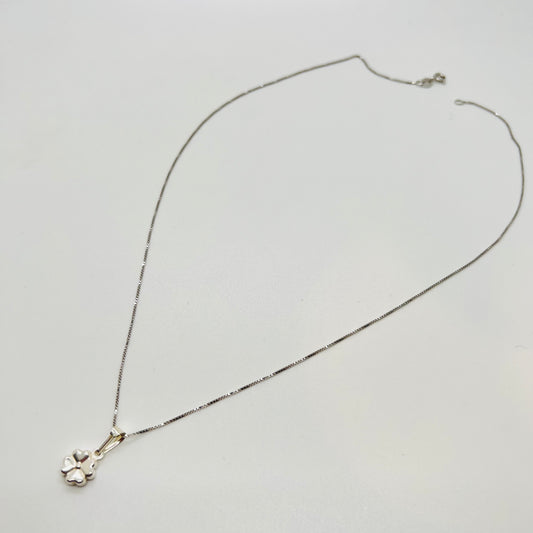 Collana argento quadri