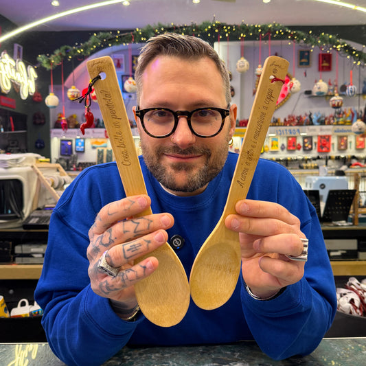 Cucchiaio di legno personalizzabile