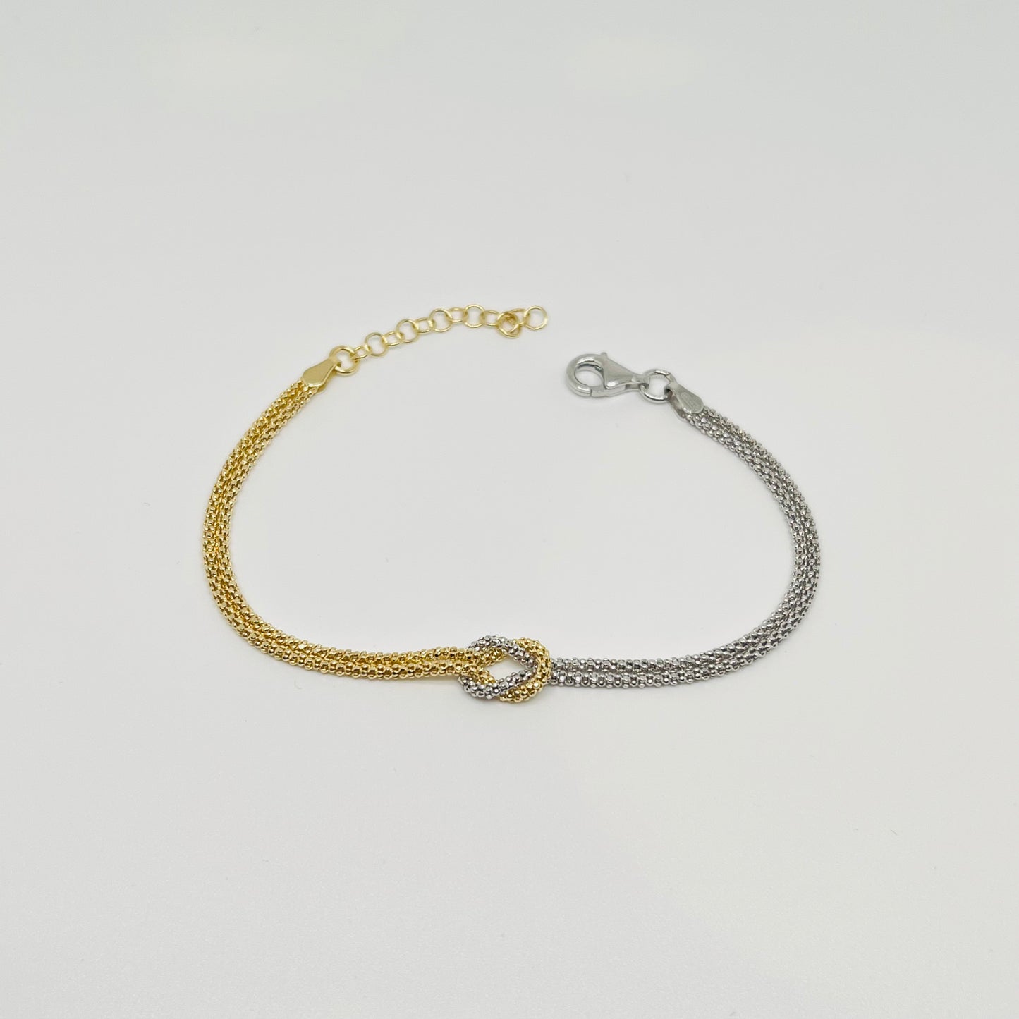 Bracciale argento Fusion argento/oro